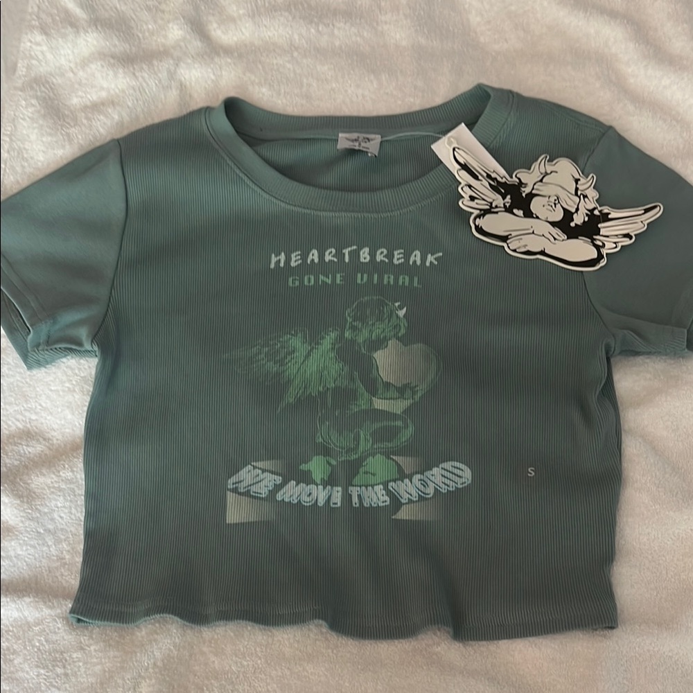 Boys Lie Green Short Sleeve Tee Casual Cotton Blend